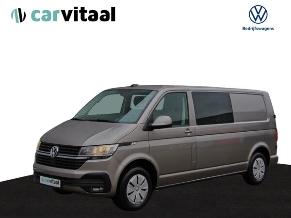 VW-Bedrijfswagens Transporter 2.0 TDI L2H1 30 DC Comfortline | Dubbele Cabine | DAB | Cruise | Trekhaak Vast | Parkeer Sensoren Achter |