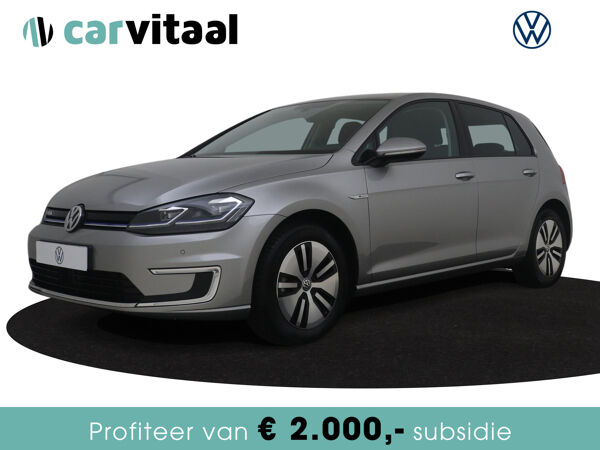 Volkswagen e-Golf e-Golf | 135PK | Apple CarPlay | Warmtepomp | Extra Getint Glas | Navigatiesysteem |