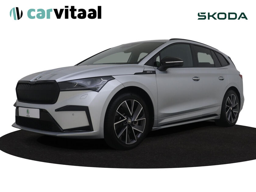 Škoda Enyaq iV 80 Sportline | 16% bijtelling | 204 PK | Automaat | DAB | Navigatie | Stoelverwarming | Achteruitrijcamera | Getint Glas |