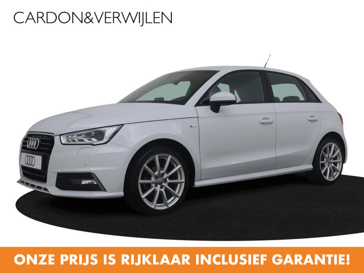 Audi A1 Sportback 1.0 TFSI Sport S line Edition S-line in- en exterieur, ECC, PDC voor en achter, Spiegels elektrisch inklapbaar.