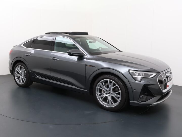 Audi e-tron Sportback 55 quattro S edition 95 kWh | Panorama glazen schuif kanteldak | 21" LM velgen Audi Sport | Privacy Glass | Stoelverwarming