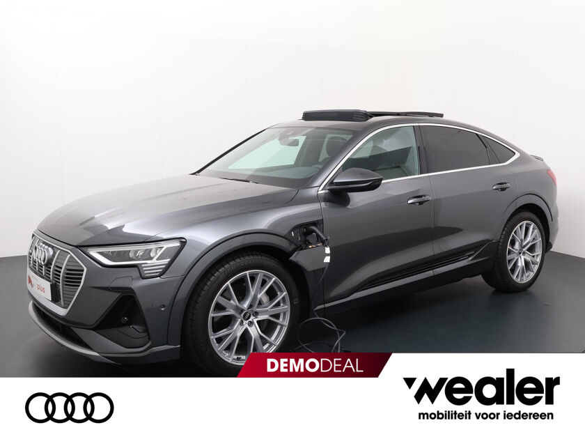 Audi e-tron Sportback 55 quattro S edition 95 kWh | Panorama glazen schuif kanteldak | 21" LM velgen Audi Sport | Privacy Glass | Stoelverwarming