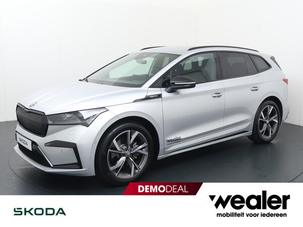 Škoda Enyaq iV 60 Sportline 180 pk | 393 km actieradius | matrix LED koplampen | Adaptive Cruise Control | Stoelverwarming | 20" Lichtmetalen velgen |