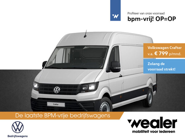 Volkswagen Bedrijfswagens Crafter Trendline L4 2.0 TDI EU6 103 kW (140 pk) GVW 3.5T  WB 4490 MM 6 versn. Hand F