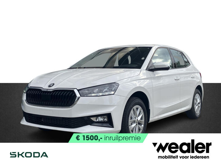 Škoda Fabia Selection 1.0 TSI 95 pk | Apple CarPlay / Android Auto | Parkeersensoren | Cruise control | 15" lichtmetalen velgen |