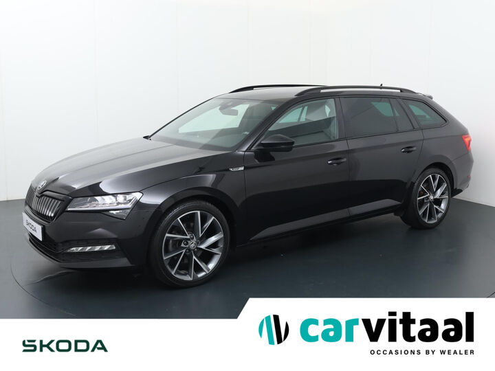 Škoda Superb Combi 1.4 TSI iV Sportline | 218 PK | Navigatiesysteem Columbus | Matrix LED verlichting | Lichtmetalen velgen 19"|