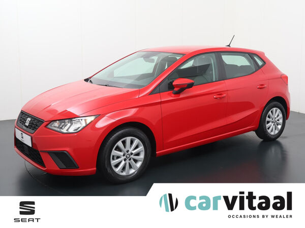 SEAT Ibiza 1.0 TSI Style | 95 PK | Multifunctioneel leren stuurwiel | Airconditioning | Lichtmetalen velgen |