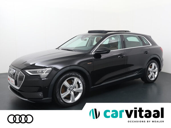 Audi e-tron e-tron 55 quattro advanced 95 kWh | 360 PK |Cognac lederen bekleding | Luchtvering | Panoramadak | B&O Soundsystem |