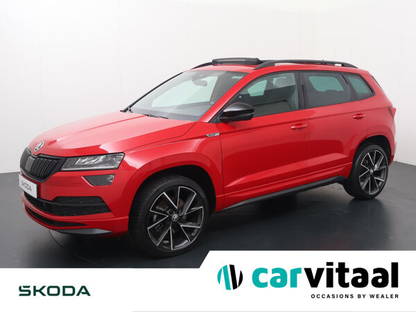 Škoda Karoq 1.5 TSI ACT Sportline Business | 150 PK | Panoramadak | Navigatiesysteem | Lichtmetalen velgen 19"|