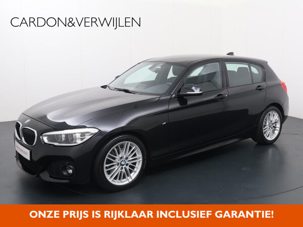 BMW 1-serie 118i M Sport Edition M-line in- en exterieur | Lederen bekleding | Verwarmde voorstoelen | PDC voor en achteren | LED-verlichting | 17"LM velgen | Navigatiesysteem