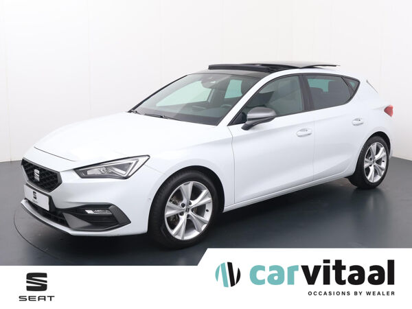 SEAT Leon 1.5 eTSI FR Launch Edition | 150 PK | Automaat | Parkeersensoren | Adaptive-Cruisecontrol | App-Connect | Panoramadak |