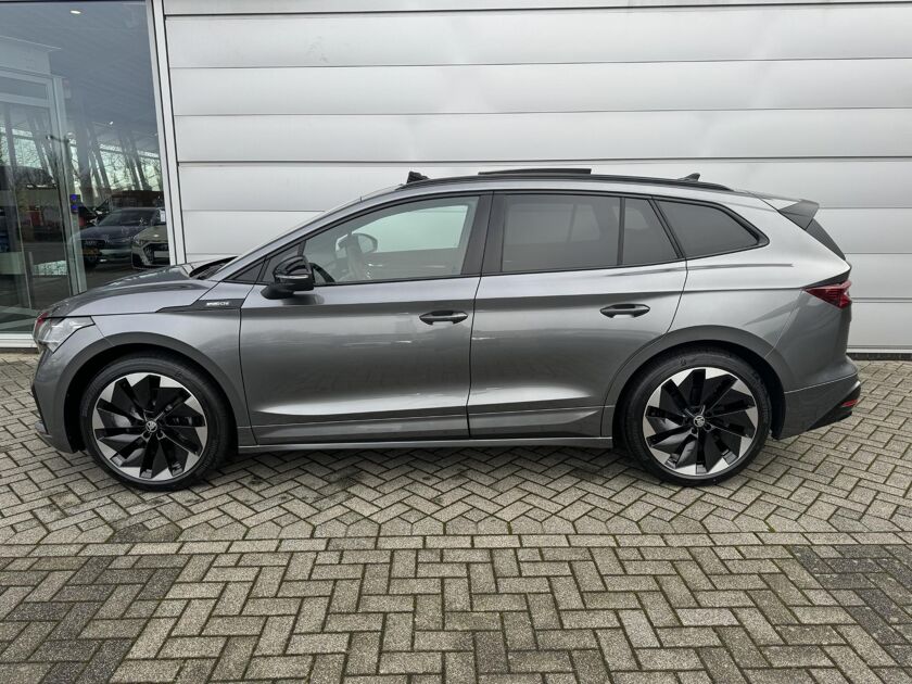 Škoda Enyaq 60 Sportline 180 pk | Navi | Crystal Face | Panodak | 21" | 393 km actieradius |