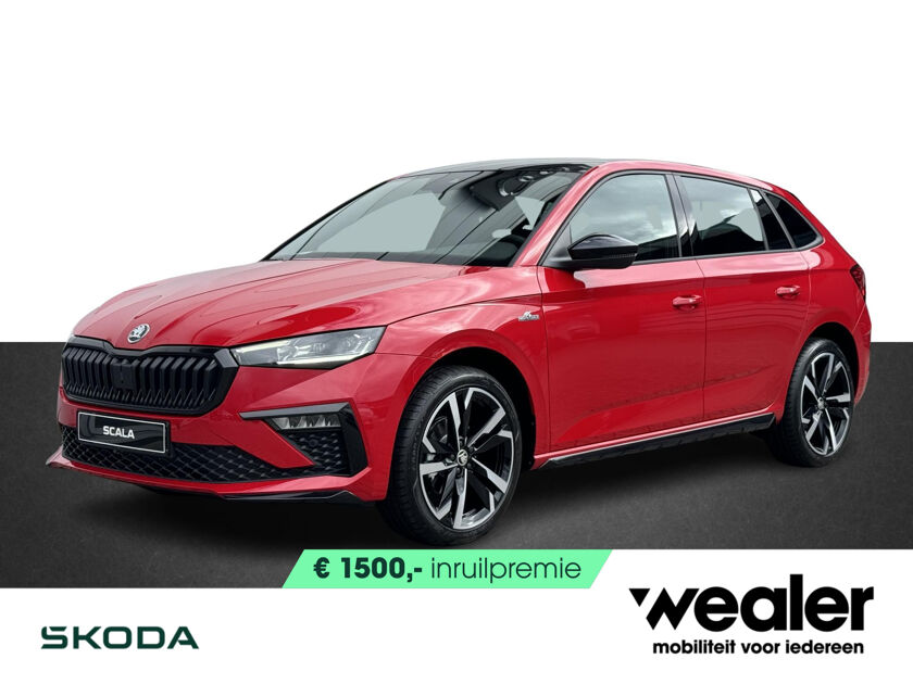 Škoda Scala Monte Carlo 1.0 TSI 115 pk TSI Panoramadak | Navigatie | Camera | Apple Carplay/Android Auto | Lichtmetalen velgen 18" | Climate conrol |