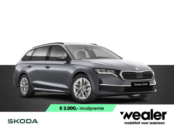 Škoda Octavia combi Business Edition Plus 1.5 TSI m-HEV 115 PK DSG Automaat | Panorama-dak | 17 inch lichtmetalen velgen | Adaptieve cruise control | Navigatie |