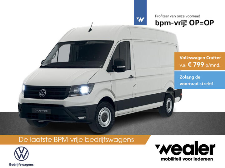 Volkswagen Bedrijfswagens Crafter Trendline L3 2.0 TDI EU6 103 kW (140 pk) GVW 3.5T  WB 3640 MM 6 versn. Han