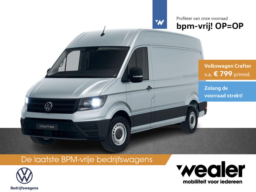 Volkswagen Bedrijfswagens Crafter Trendline L3 2.0 TDI EU6 103 kW (140 pk) GVW 3.5T  WB 3640 MM 6 versn. Han