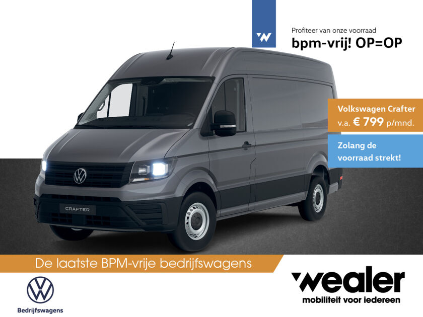 Volkswagen Bedrijfswagens Crafter Trendline L3 2.0 TDI EU6 103 kW (140 pk) GVW 3.5T WB 3640 MM 8 versn. Aut