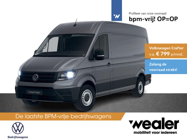 Volkswagen Bedrijfswagens Crafter Trendline L3 2.0 TDI EU6 103 kW (140 pk) GVW 3.5T  WB 3640 MM 6 versn. Han