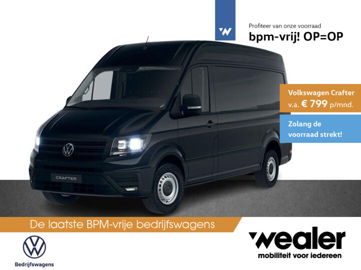 Volkswagen Bedrijfswagens Crafter Highline L3 2.0 TDI EU6 103 kW (140 pk) GVW 3.5T W B 3640 MM 8 versn. Auto