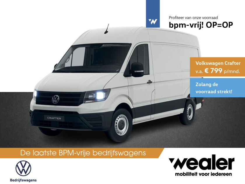 Volkswagen Bedrijfswagens Crafter Trendline L3 2.0 TDI EU6 103 kW (140 pk) GVW 3.0T  WB 3640 MM 6 versn. Han