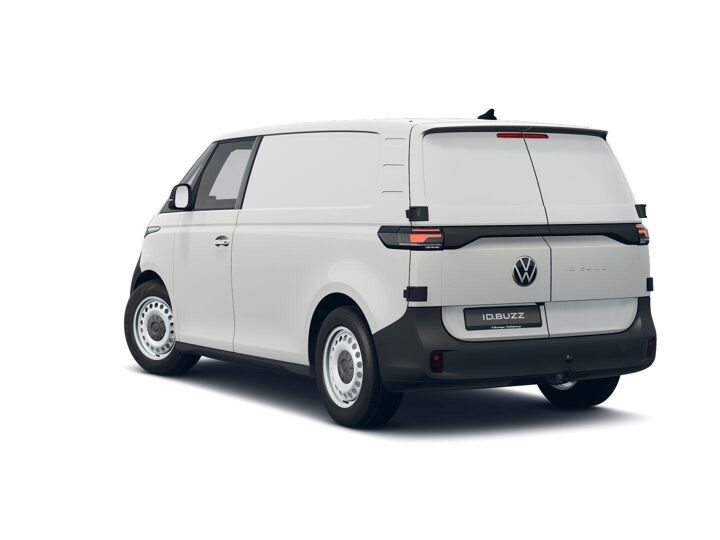 Volkswagen Bedrijfswagens ID. Buzz Cargo Economy Business Elektromotor 210 kW (286 pk) 2988 Volkswagen Bedrijfswagens ID. Buzz Cargo Economy Business Elektromotor 150 kW (204 pk) 2988 mm Elektrische aandrijving R