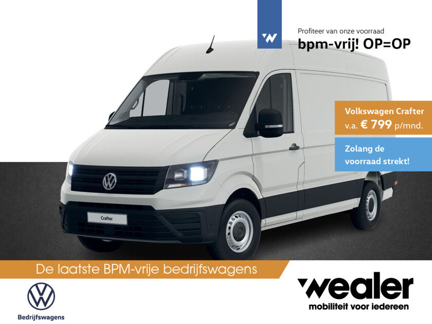 Volkswagen Bedrijfswagens Crafter Highline L3 2.0 TDI EU6 103 kW (140 pk) GVW 3.5T W B 3640 MM 8 versn. Auto