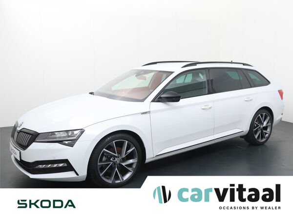 Škoda Superb Combi 1.4 TSI iV Sportline Business | 204 PK | Trekhaak |Lichtmetalen velgen 19"| El. achterklep |