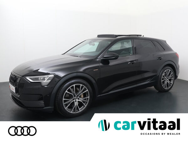 Audi e-tron e-tron 55 quattro advanced 95 kWh | 408 PK | Panoramadak | Lichtmetalen velgen 20"| Sportstoelen |