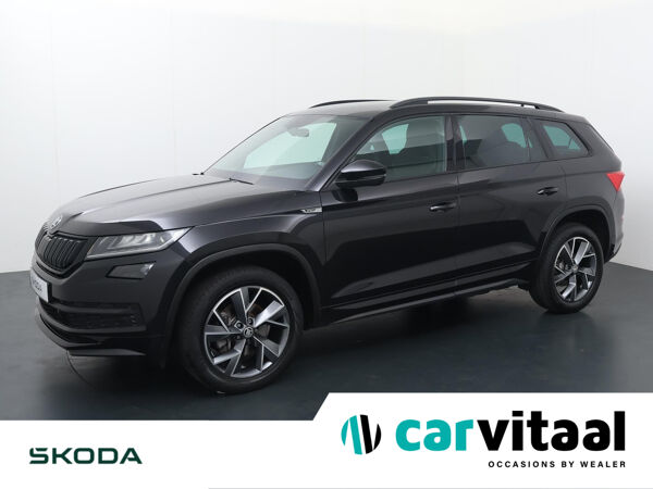 Škoda Kodiaq 1.5 TSI Sportline Business 7p. | 150 PK | Trekhaak | Verwarmbare voorstoelen en achterbank |