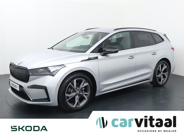 Škoda Enyaq iV 60 Sportline 180 pk | 393 km actieradius | matrix LED koplampen | Adaptive Cruise Control | Stoelverwarming | 20" Lichtmetalen velgen |