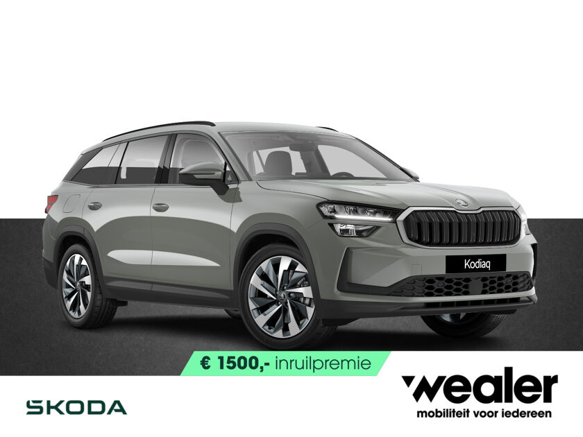 Škoda Kodiaq Business Edition 1.5 TSI PHEV 204 PK DSG | Automaat | Trekhaak | Steel Grey | 19" Lichtmetalen velgen | Comfort pakket | Winterpakket |