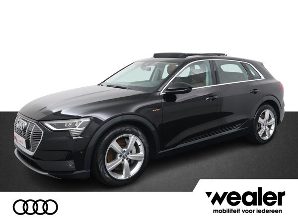 Audi e-tron e-tron 55 quattro advanced 95 kWh | 360 PK |Cognac lederen bekleding | Luchtvering | Panoramadak | B&O Soundsystem |