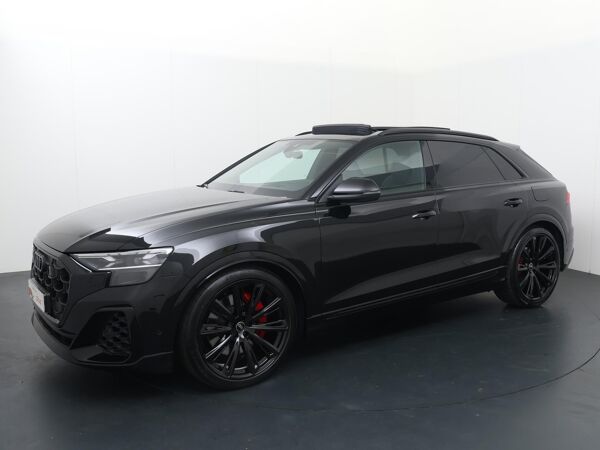 Audi Q8 60 TFSI e quattro | 490 PK |  S-Line | Lederen bekleding Volcano met ruit | Panoramadak | Head -Up display | Assistentiepakket plus | Trekhaak |