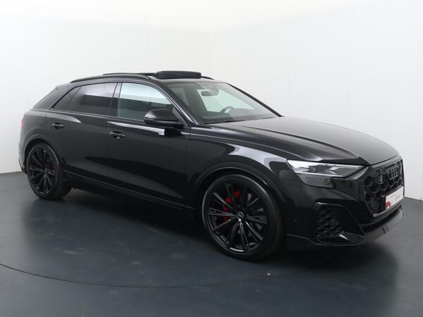 Audi Q8 60 TFSI e quattro | 490 PK |  S-Line | Lederen bekleding Volcano met ruit | Panoramadak | Head -Up display | Assistentiepakket plus | Trekhaak |