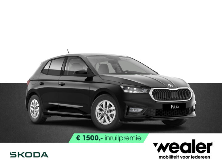 Škoda Fabia Selection 1.0 TSI 95 PK | 15" lichtmetalen velgen | Getint glas | Keyless | Apple Carplay/Android Auto | Parkeersensoren |