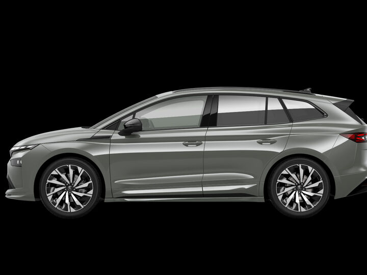 Škoda Enyaq 85 Sportline Elektromotor 286 PK | 21" lichtmetalen velgen | Trekhaak | Panorama Dak | Light band | Canton Sound | 360 graden camera |