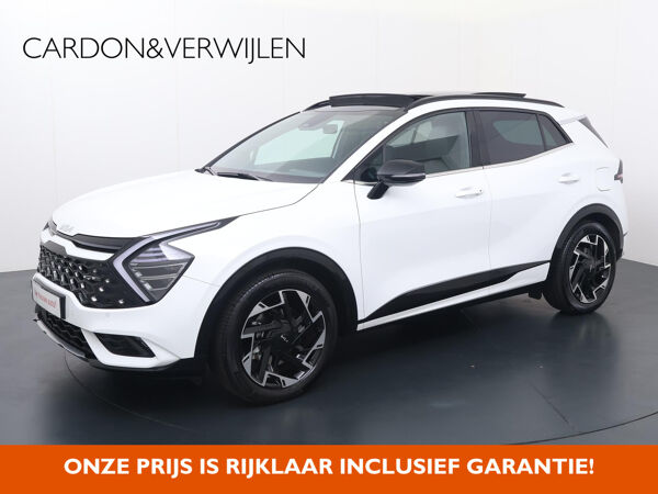 Kia Sportage 1.6 T-GDi Plug-in Hybrid AWD GT-Line | SoH 100% | Automaat | Panorama dak | Digitale cockpit | Multifunctioneel stuurwiel | Cruise control | Laneassist | Flippers | Automatische verlichting | Automatische achterklep | Autohold | Inklapbare spiegels | Stoel/Stuur verwarming | Achteruitrijcamera | Parkeersensoren | Climate | Navigatie | Apple Carplay - Androidauto | Dab+ | Bluetooth | Lm19'' |