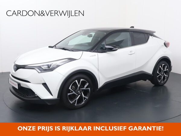 Toyota C-HR 1.8 Hybrid Style Ultimate | 122 PK | Automaat | Multifunctioneel stuurwiel | Cruise control | Automatische verlichting | Spraakbediening | inklapbare spiegels | Deurvergrendeling | Stoel/Stuurverwarming | Climate | Dab+ | Bluetooth | Navigatie | Achteruitrijcamera | Lm18'' |