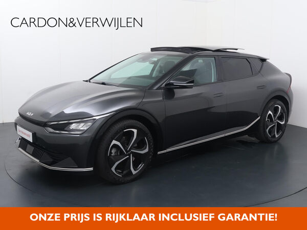 Kia EV6 Plus Advanced 77.4 kWh | SoH 100% | Panorama dak | Digitale cockpit | Automaat | Multifunctioneel stuurwiel | Cruise control | Laneassist | Flippers | Spraakbediening | Drivemode | Bluetooth | Navigatie | Apple Carplay - Androidauto | Dab+ | Kinderslot | Automatische achterklep | Inklapbare spiegels | Automatische verlichting | Climate | Stoel verwarming/Ventilatie | Stuurverwarming | Achteruitrijcamera | Autohold | Memoryseat | Meridian surround sound | Lm20'' |
